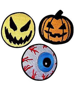 Halloween Patch Embroidered Iron On Patches Fancy Jacket Badge Jeans Applique
