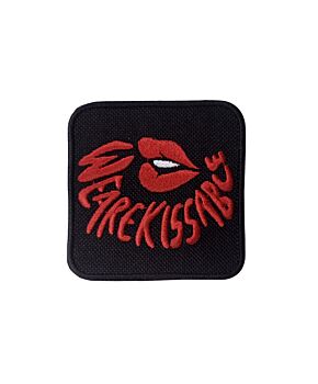 Emporium Embroidery We Are Kissable Embroidery Iron On Patches Party Badge Costume Applique Cap