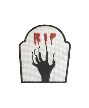 Emporium Embroidery Halloween Tombstones Embroidery Iron On Patches Party Badge Costume Applique Cap